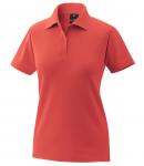 EXNER Damen-Polo-Shirt 65% Baumwolle rot