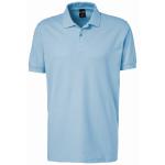 EXNER Polo Shirt light blue 100% Baumwolle