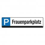 Parkplatz-Reservierungsschild, Parkplatzschild, Hinweisschild, Frauenparkplatz