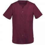 EXNER | Damen Kasack Halbarm 50% Baumwolle bordeaux (2407550)