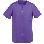 EXNER | Damen Kasack Halbarm 50% Baumwolle purple (2407533)