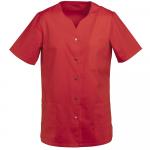 EXNER | Damen Kasack Halbarm 50% Baumwolle rot (2407540)