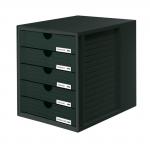 HAN | Schubladenbox SYSTEMBOX (schwarz-schwarz)