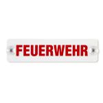 Innenschild mit 2 Saugnäpfen Feuerwehr