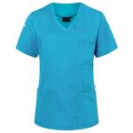 KARLOWSKY Essential | Damen Kurzarm Schlupfkasack (pazifikblau) KS66