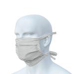 Mund-Nasen-Schutz (hellgrau-weiß) 3er-Pack
