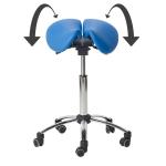 TEQLER Sattelhocker 58cm - 80cm (blau)