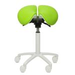 TEQLER | Sattelhocker geteilte Sitzfläche apfelgrün (T145213)