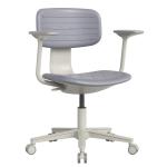 TEQLER | Laborstuhl NAPLES mit Armlehne grau (T170721)