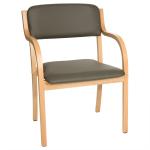 TEQLER | Besucherstuhl Comfort+ anthrazit (T170915)