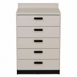 TEQLER | Schubladenschrank GREVE grau / schwarz (T1711890)