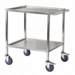 TEQLER | mobiler Edelstahl Arbeitswagen (T171800)
