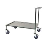 TEQLER | mobiler Edelstahl Transportwagen (T171803)
