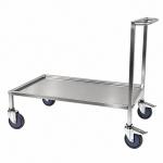 TEQLER | mobiler Edelstahl Transportwagen (T171804)